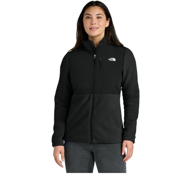 NWT The North Face Women's Denali Fleece Jacket Black Turquoise Zip Size Medium - Picture 16 of 16